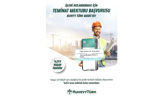 Kuveyt Türk mobil şubeden teminat başvuru hizmetini başlattı
