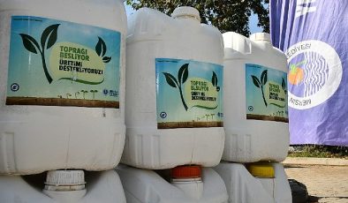 Yenişehir Belediyesinden üreticilere organik solucan gübresi