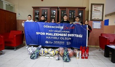 Antalya Büyükşehir’den okullara spor malzemesi desteği